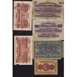 Collection of Germany, Posen OST banknotes (6)