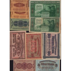 Collection of Germany, Lithuania Kowno (Kaunas) - Darlehnskasse Ost banknotes (10)