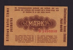 Germany, Lithuania Kowno (Kaunas) 1/2 mark 1918 - Darlehnskasse Ost