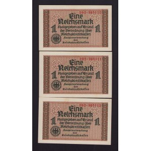 Germany 1 reichsmark 1940-1945 - Consecutive numbers (3)