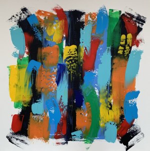 Dagmara Dziewiątkowska (ur. 1982), Dancing colors No 04, 2021