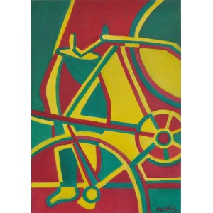 Tomasz Tais (ur. 1985), Rider without head, z cyklu: Digital painting, 2022