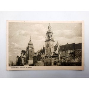 Pocztówka - Kraków Wawel katedra [1949]