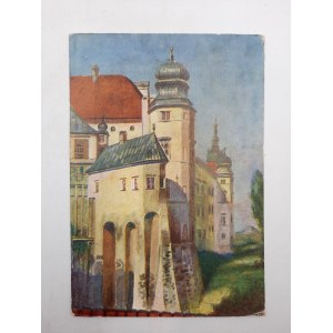 Pocztówka - Kraków - Zamek na Wawelu , [Bobrowski]