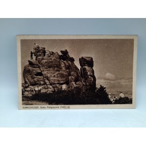 Pocztówka - Karkonosze - Skały Pielgrzymie ( 1423 m )
