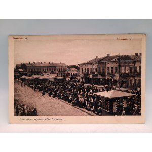 Pocztówka - Kołomyja - plac targowy [1924]