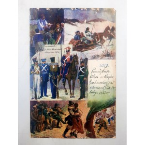 Pocztówka - Bitwa pod Grochowem 1831
