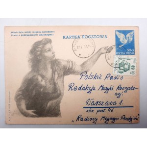 Karta Pocztowa - POLSKIE RADIO [1968], Szancer