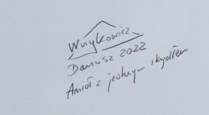 Dariusz Wnykowicz (ur. 1964), Anioł z jednym skrzydłem, 2022