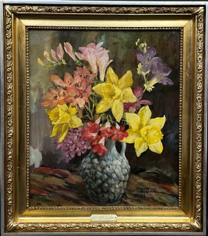 Hayden Henryk(1883-1970), Kwiaty w wazonie