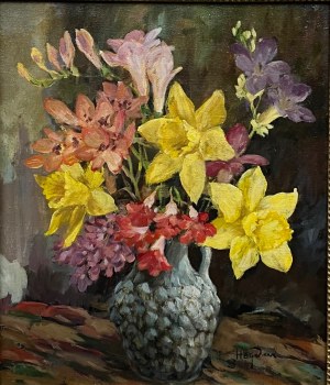 Hayden Henryk(1883-1970), Kwiaty w wazonie