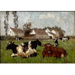 Rene De Baugnies, Krowy na pastwisku