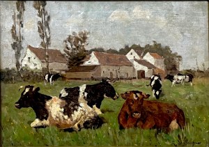 Rene De Baugnies, Krowy na pastwisku