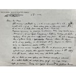 Feliks Nowowiejski(1877-1946) -2 listy i karta pocztowa