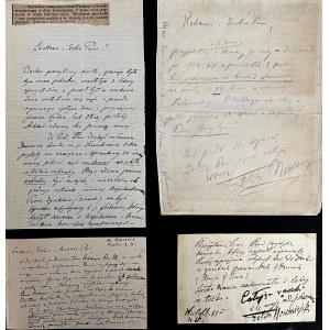 Feliks Nowowiejski(1877-1946)- 2 listy i 2 karty pocztowe