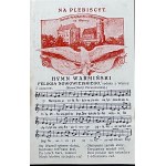 Program koncertu plebiscytowego Feliksa Nowowiejskiego(1877-1946) z Warmji