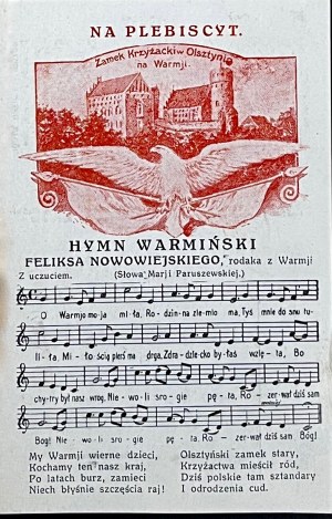 Program koncertu plebiscytowego Feliksa Nowowiejskiego z Warmji