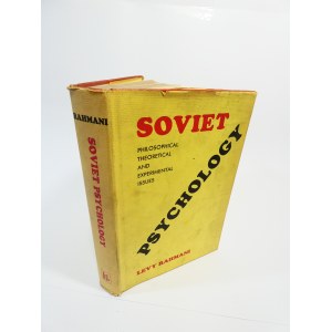 Rahmani Levy Sovětská psychologie; filozofické, teoretické a experimentální otázky.
