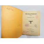 Reichsgesetzblatt 1941 Teil I Amtsblatt des Dritten Reichs Reichs gesetzblatt