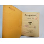 Reichsgesetzblatt 1941 Teil I Úřední věstník Třetí říše Reichs gesetzblatt