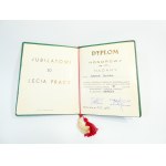 Dyplom Lubuska Fabryka Zgrzeblarek Bawełnianych w Zielonej Górze Falubaz Polmatex Zielona Góra 1982