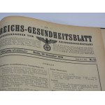 Reichs-Gesundheitsblatt 1942 Říšský zdravotní věstník Třetí říše Gesundheitsblatt