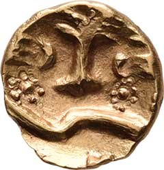 Galie, Keltové - Ambiani, 1.stol. př.Kr., 1/4 Statér, SG.neuvádí, La Tour.8722-podobný,