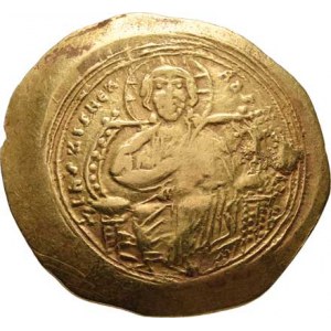 Byzanc, Constantin IX. Monomachus, 1042 - 1055, Histameon nomisma, Kristus sedící na trůnu čelně,