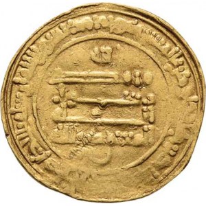 Arabský chalífát, Al Mutamid, 870 - 892, Dínár, AH.257 = 870, mincovna Misr (Egypt), podobný