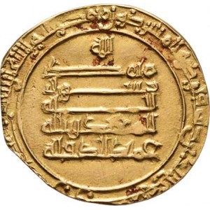 Arabský chalífát, Al Muqtadir, 908 - 932, Dínár, AH.320 = 932, mincovna Súq al Ahwáz, podobný