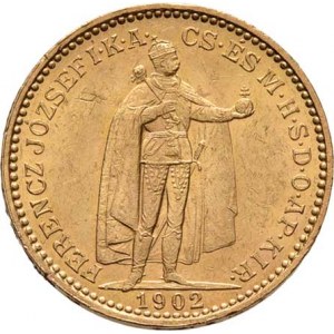 František Josef I., 1848 - 1916, 20 Koruna 1902 KB, 6.766g, nep.hr., nep.rysky, patina