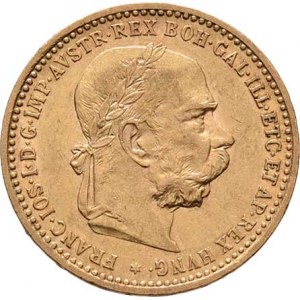 František Josef I., 1848 - 1916, 10 Koruna 1905, 3.368g, nep.hr., nep.rysky, pěkná