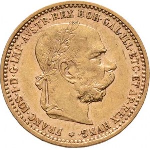 František Josef I., 1848 - 1916, 10 Koruna 1905, 3.371g, nep.hr., nep.rysky, pěkná