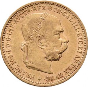 František Josef I., 1848 - 1916, 10 Koruna 1905, 3.372g, nep.hr., nep.rysky, pěkná