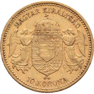 František Josef I., 1848 - 1916, 10 Koruna 1896 KB (pouze 32.000 ks), 3.369g,
