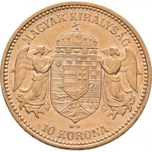 František Josef I., 1848 - 1916, 10 Koruna 1902 KB, 3.373g, nep.hr., nep.rysky, pěkná