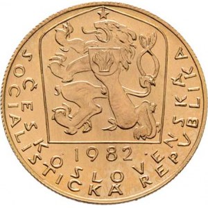 Československo, období 1960 - 1990, Dukát 1982 - Karel IV. (pouze 2382 ks), 3.487g