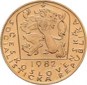 Československo, období 1960 - 1990, Dukát 1982 - Karel IV. (pouze 2382 ks), 3.487g