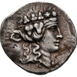 Thrakia, Maroneia, po roce 148 př.Kr., AR Tetradrachma, Hlava Dionýsa zprava / Dionýsos