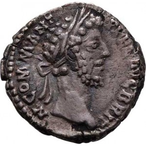 Commodus, 177 - 192, AR Denár, Rv:P.M.TR.P.XIII.IMP.VIII.COS.V.P.P.,