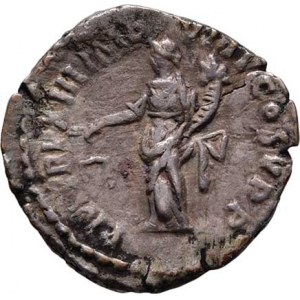 Commodus, 177 - 192, AR Denár, Rv:P.M.TR.P.XIII.IMP.VIII.COS.V.P.P.,