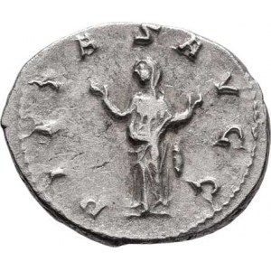 Trebonianus Gallus, 251 - 253, Bil.antoninianus, Rv:PIETAS.AVGG., stojící Pietas,