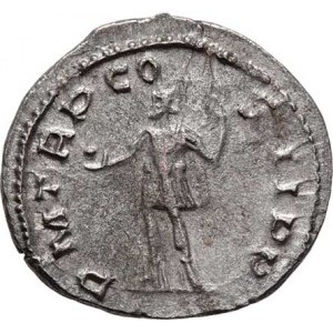 Postumus, 259 - 268, AR Antoninianus, Rv:P.M.TR.P.COS.II.P.P., stojící