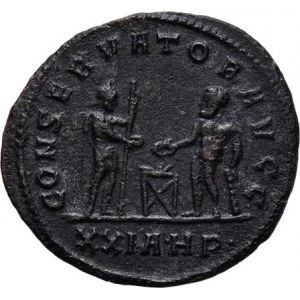Maximianus Herculius, I.období vlády, 286 - 305, AE Antoninianus, Rv:CONSERVATOR.AVGG., RIC.5.580