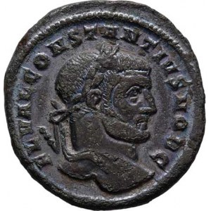Constantius I. - jako césar, 293 - 305, AE Follis, Rv:GENIO.POPVLI.ROMANI., RIC.6.66a,