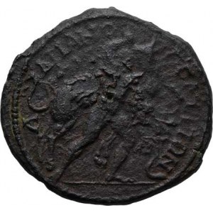 Gordianus III., Thrakia, Hadrianopolis, AE 30mm, Rv: Herakles drží za rohy krétského býka,