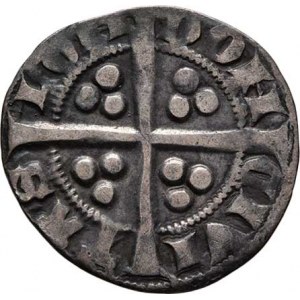 Anglie, Edward III., 1327 - 1377, Penny b.l., mincovna Londýn, podobná jako SCBC.1612,