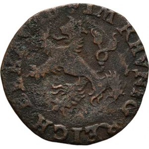 Matyáš II., 1612 - 1619, Početní peníz 1613, Praha-Hübmer, Pro.7.1.4.9A,