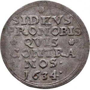Slezské evangelické stavy, 1633 - 1635, 3 Krejcar 1634 HR, Vratislav-Rieger, MKČ.1147,