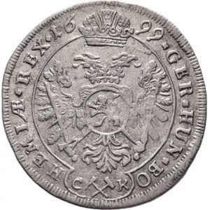 Leopold I., 1657 - 1705, 3 Krejcar 1699 CK, K.Hora-Krahe, Nech.319, MKČ.1460,